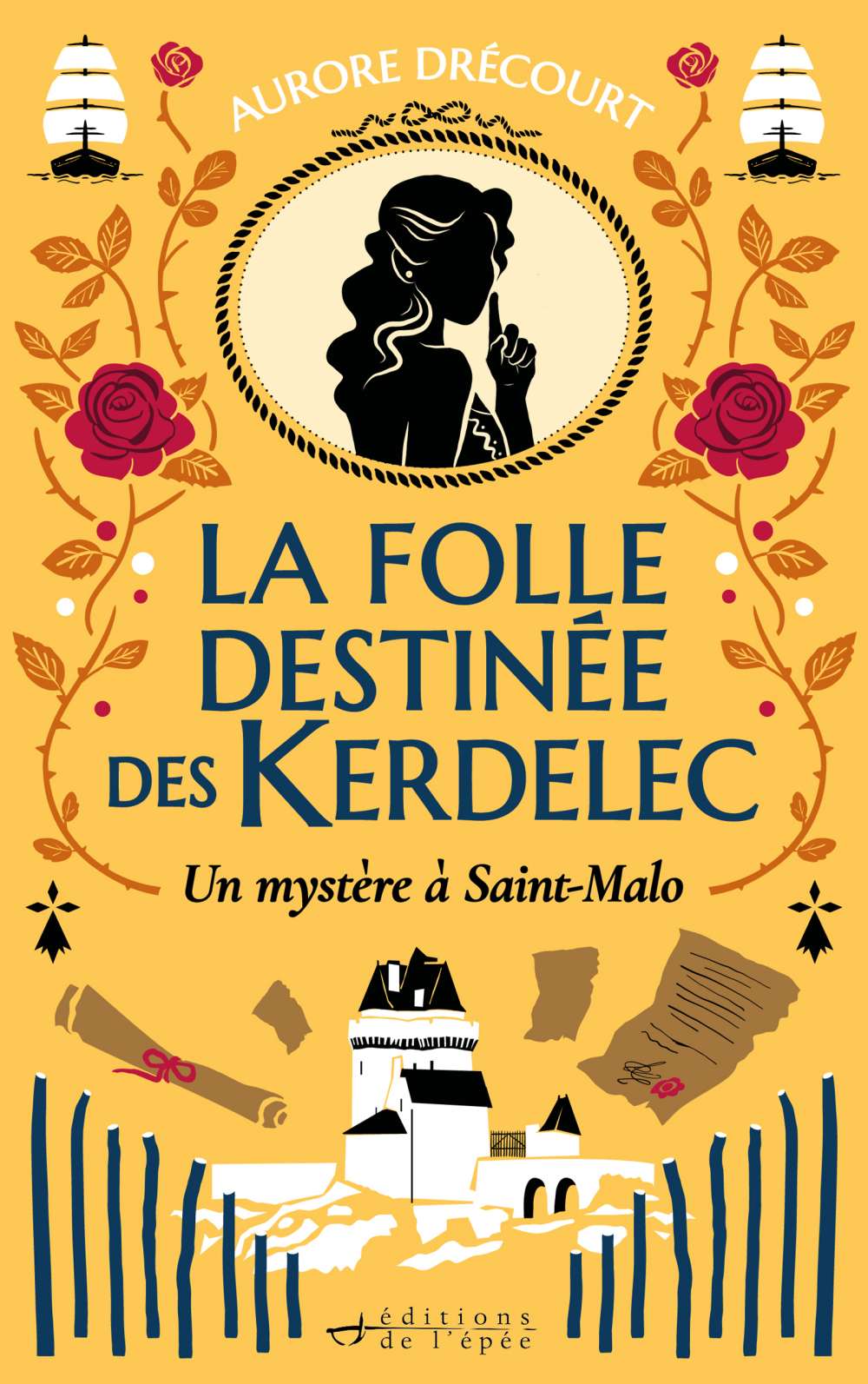 Acheter le livre numérique La Folle Destinée des Kerdelec - Tome 2 par Aurore Drécourt